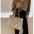 thumbnail image 5 of CoCopeaunts Summer Beach Tote Bag for Women Straw Beach Tote Bow Handbag Hobo Purse for Travel Vocation, 5 of 7