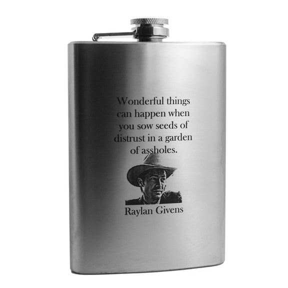 8oz Wonderful Things Can Happen Flask L1
