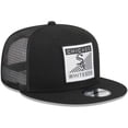 thumbnail image 3 of Men's New Era Black Chicago White Sox Scratch Squared Trucker 9FIFTY Snapback Hat, 3 of 6