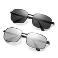 thumbnail image 4 of Gafas de sol polarizadas fotosensibles que cambian de color para hombre, gafas de sol de doble uso para transmisión en vivo durante el día y la noche, gafas con marco negro para el cabello, 4 of 6