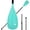 Turquoise, variant on SUP Paddle - 3- Adjustable Aluminium SUP Paddle with Glass Fiber  for Surfing, Floating, Water