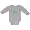 thumbnail image 3 of Inktastic Life is Better at the Cabin, Deer Antlers, Camping Boys or Girls Long Sleeve Baby Bodysuit, 3 of 5