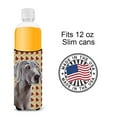 thumbnail image 4 of Weimaraner Fall Leaves Portrait Ultra Hugger for slim cans, 4 of 6