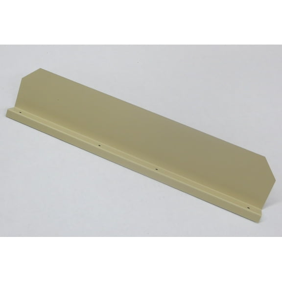 Straight Gutter Valley Splash Guard Antique Ivory - 3 ct