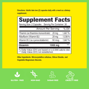Arymar Diosmin Plus 900 - Circulatory System Support Supplement, 1000mg, 60 Capsules