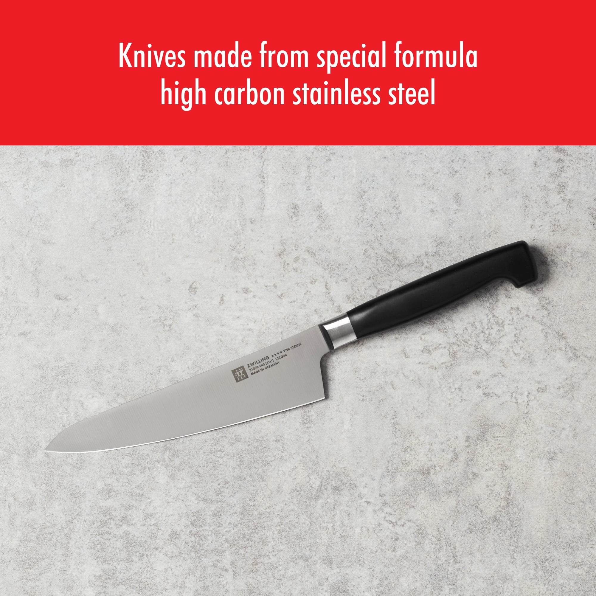 ZWILLING Four Star Rock & Chop 2-pc Knife Set
