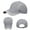 Grey, variant on Unisex Baseball Cap Summer Mesh Trucker Hat USA Flag Dad Hat for Outdoor Hiking Beach World Cup Events