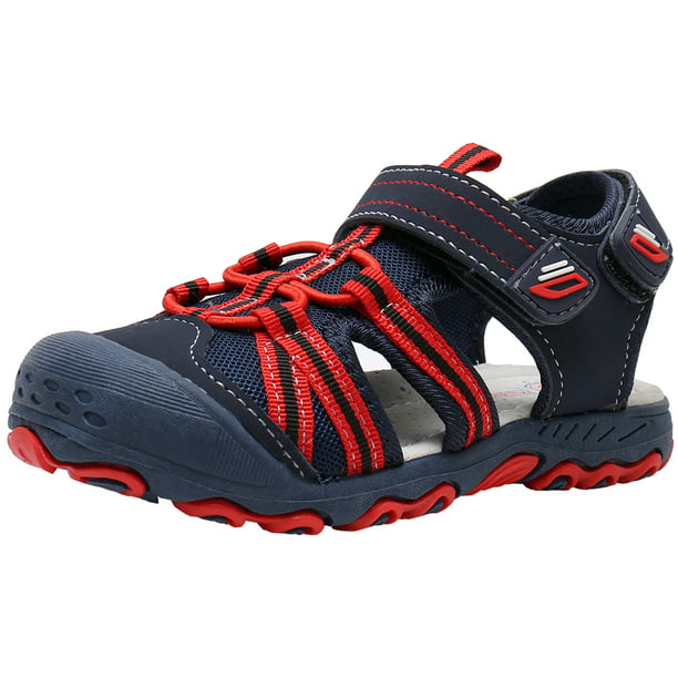 Ahannie Kids Summer Outdoor Sandals,Boys Closed Toe Sport Sandals(4 ...