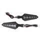 thumbnail image 4 of 1 par DC12V motocicleta señal de giro de 2 vías Universal IPX6 luz indicadora de LED impermeable para moto, 4 of 5