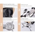 thumbnail image 3 of Eigraketly 2670W Camping Backpacking Mini Estufa Cocina salvaje Quemador plegable portátil con soporte para sartén Horno Utensilios de cocina Equipo para Kits de desorden para acampar Verde Eigraketly OD027687-01, 3 of 6