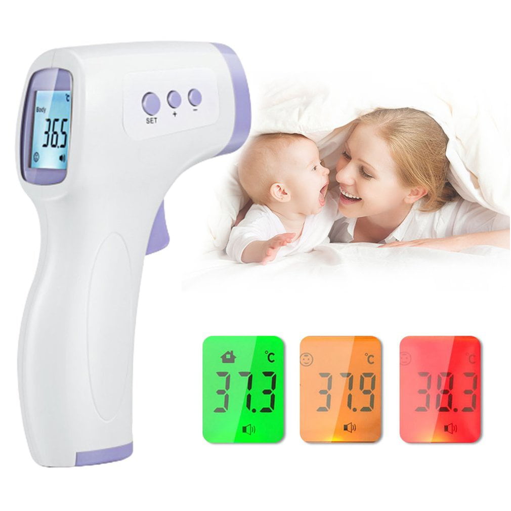 Infrared Thermometer Digital Temperature Gun Non-Contact IR Forehead Baby/Adult 
