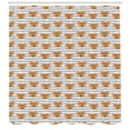 thumbnail image 3 of Ambesonne Animal Shower Curtain, Girl Panthers Striped, 69"Wx70"L, Multicolor, 3 of 3