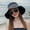 Black, variant on Fashion Summer Autumn Bucket Hat Patchwork Stripe Women Outdoor Hip Hop Foldable Bob Fisherman Hat Casual Travel Gorros Panama