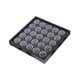 thumbnail image 5 of Caja organizadora de cuentas, dijes para uñas y gemas, organizador con estuche de espuma, diamantes de imitación para uñas 25 frascos, 5 of 9