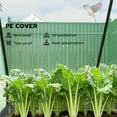 thumbnail image 5 of Outsunny 4 x 3 x 3ft Raised Garden Bed with Mini Greenhouse, Galvanized Raised Garden Bed with Cover, Green and Dark Gray, 5 of 9