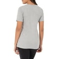 thumbnail image 3 of Time and Tru Women's Essential Short Sleeve V-Neck T-Shirt, 3 of 6