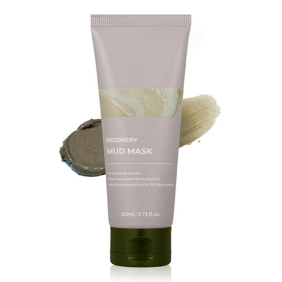 Recovery Mud Clay Face | Recovery Mud Clay Face | Hydrating & Moisturizing Pore Cleanser Korean W/ 91.8% Nature Ingredients | Wash Off Body Mud 110ml 1pc Travel Size