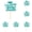 Blue, variant on 2026 Graduation Cupcake Toppers 48PCS, Food Picks with Grad Cap & Diploma, Mini Cake Decorations for Graduation Party Supplies