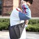 thumbnail image 4 of Bag With Large Capacity Storage Casual Oxford Cloth Shoulder Bag Blue Left Shoulder Outdoor Chest Bag, 4 of 5