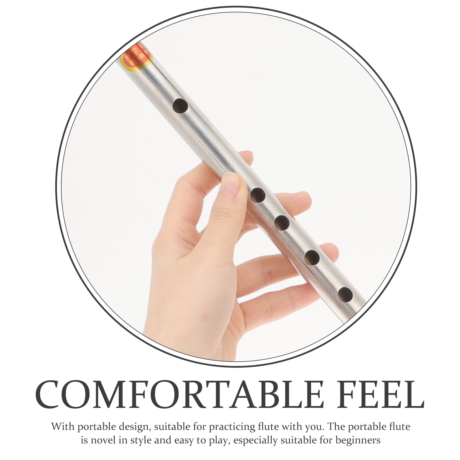 4 Sets Clarinet Fife Glossy Flute Flute Instrument Child 50x1.7cm