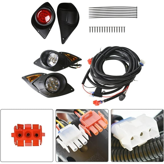 SEBLAFF FOR YAMAHA G29 Drive GAS /ELECTRIC Golf Cart LED Headlight & Tailight 2007-up