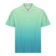 thumbnail image 4 of Camisas de Manga Larga para Hombres Manga Corta Sólida Girar Hacia Abajo Botones de Cuello Camiseta Blusa Imitación Rack, Top de Moda Casual, 4 of 6