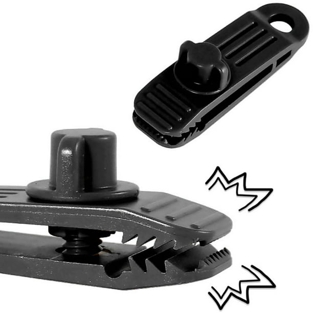 WOXINDA 2Pcs Tarp Clips Heavy Duty Lock Clamps Tent Clip Awning Clamp