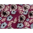 thumbnail image 4 of oneOone Viscose Jersey Burgundy Fabric Flower Watercolor Fabric For Sewing Printed Craft Fabric By The Yard 60 Inch Wide, 4 of 5