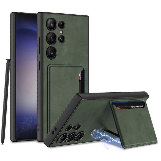 Case for Samsung Galaxy S24 Ultra 5G Wallet Cover with Card Holder Stand Magnetic PU Leather Case