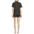 thumbnail image 3 of Secret Treasures Women's and Women's Plus Size Top and Shorts Pajama Set, 2-Piece, 3 of 5