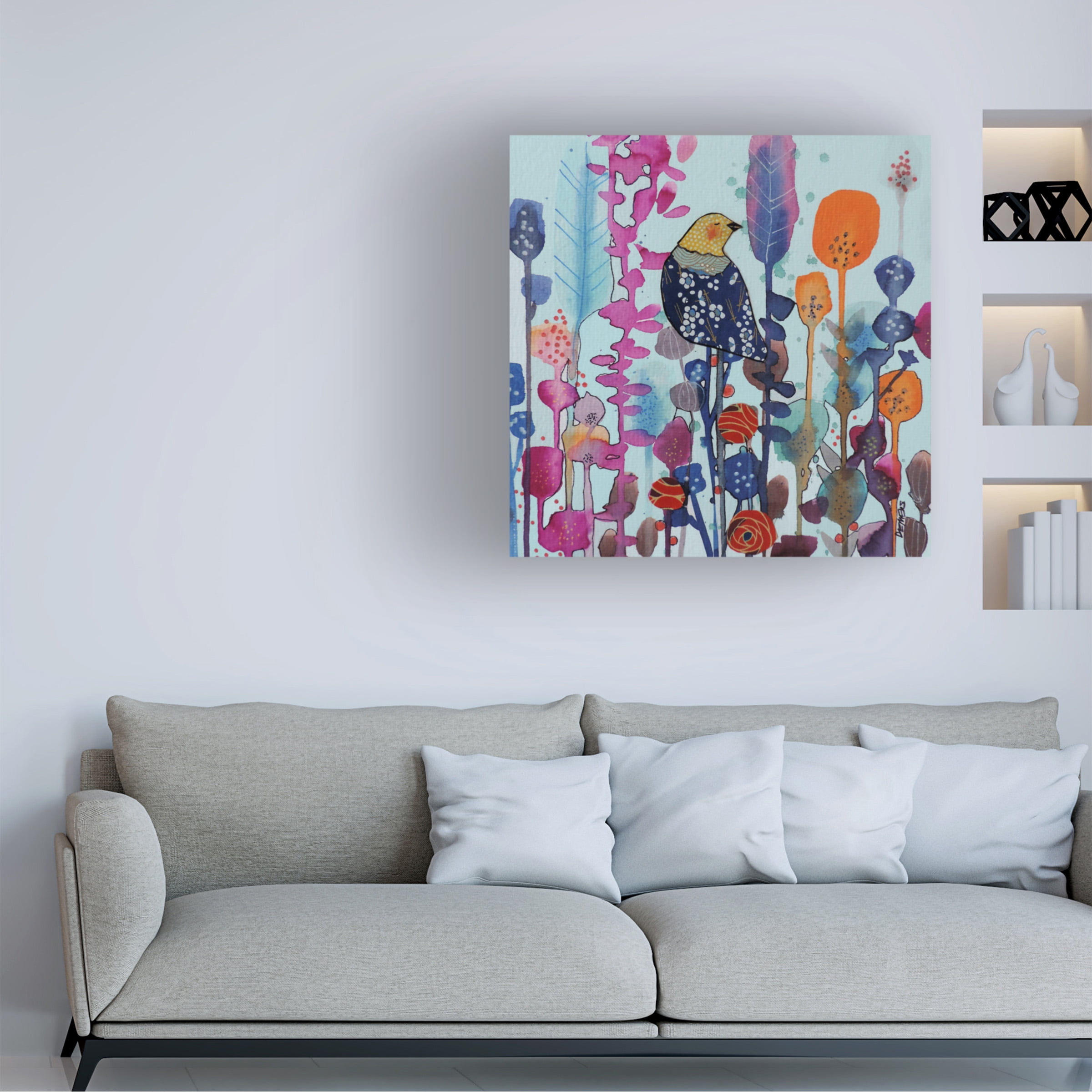 Sylvie Demers 'Juste Ici' Canvas Art