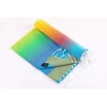 thumbnail image 3 of Rainbow Hombre Stripes | Beach Towel | %100 Turkish Cotton | Sandfree & Quickdry RW, 3 of 4