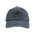 thumbnail image 2 of Gravity Outdoor Co. Pigment Dyed Adjustable Baseball Cap - Black Logo - Navy, 2 of 2