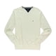 thumbnail image 1 of Tommy Hilfiger - Suéter clásico para hombre, color blanco roto, grande, 1 of 1