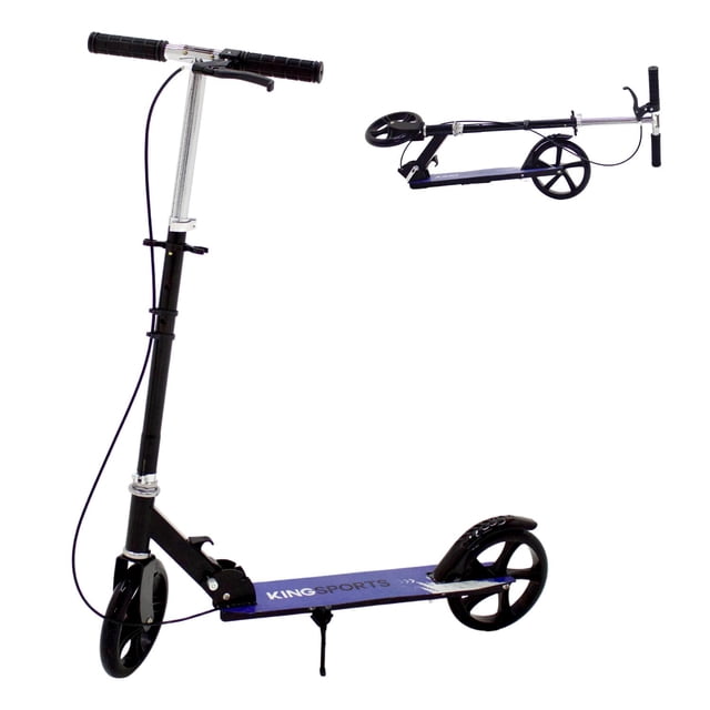 Scooter Patín del Diablo Kingsports Plegable Manual Con Altura Ajustable Negro Estandar