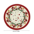 thumbnail image 3 of Uutvery Christmas Snowman Round Polyester Placemats with Heat Insulated for Christmas Party Home Dining Decor, Holiday Table Decoration with One-Sided Print, 3 of 6