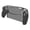 Color:Black, variant on Transparent Case for Console Shock Absorption Antifingerprint Scratch Resistant Cover Case for Console Accessories