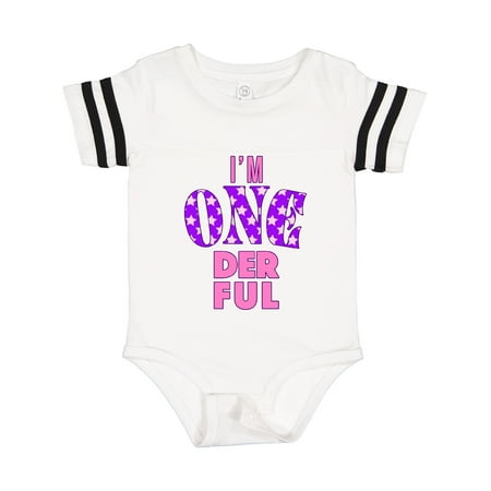 

Inktastic I m One-Derful First Birthday Gift Baby Boy or Baby Girl Bodysuit