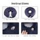thumbnail image 4 of Cono para perros después de la cirugía, collar inflable protector, collar de recuperación para mascotas para perros y gatos, 4 of 7