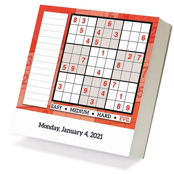 2021 Sudoku 5.25"x5.25" Daily Desktop Calendar - Walmart.com - Walmart.com