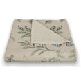 thumbnail image 3 of Creative Products Cream Butterfly Pattern 50 x 60 Coral Fleece Blanket, 3 of 3