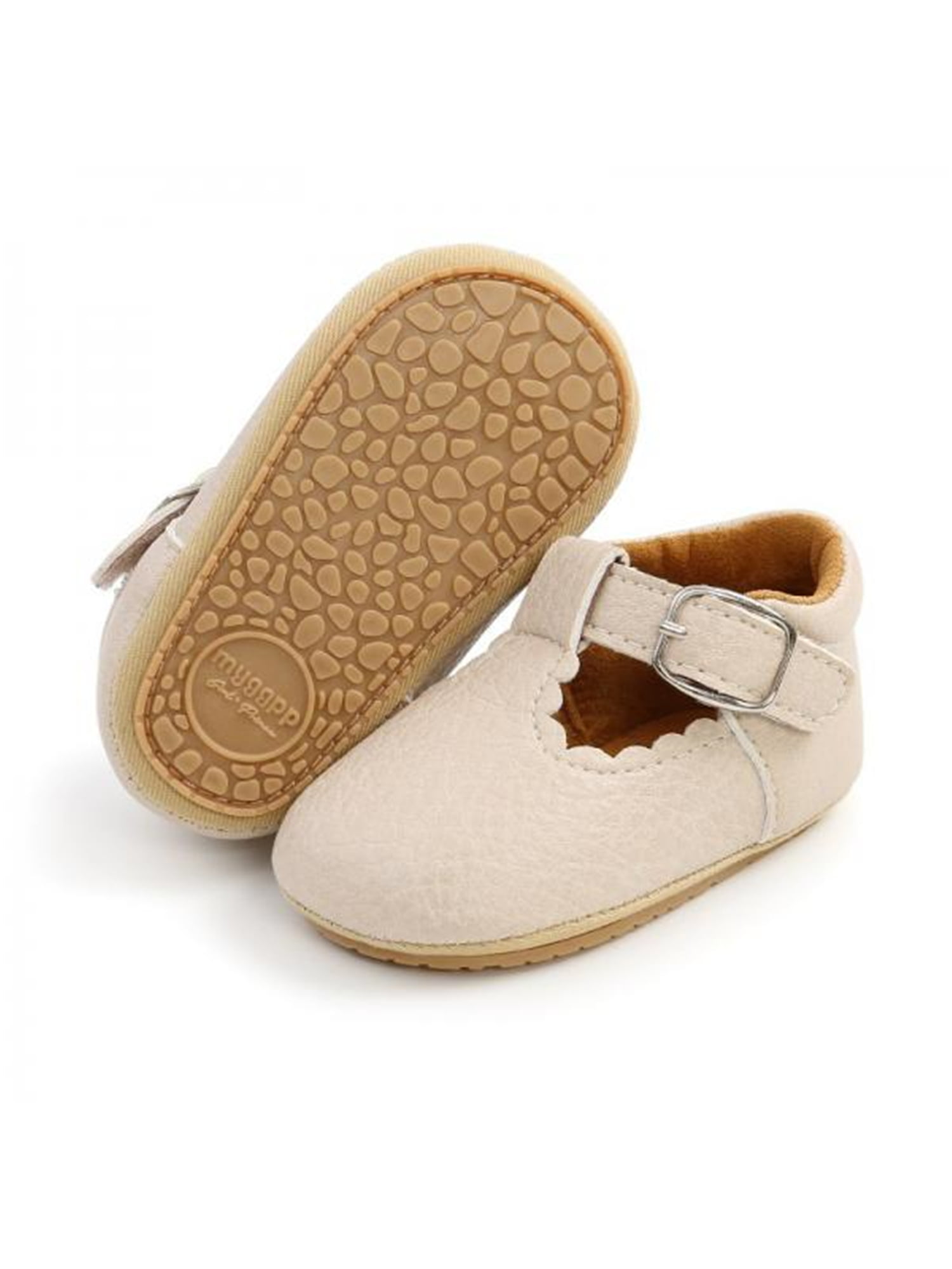 L-RUN Baby Boys Girls Wool Like House Slippers Kids Light Weight Anti-Skid Shoes for Outdoor Indoor Comfy Loafers