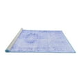 thumbnail image 2 of Ahgly Company Machine Washable Indoor Rectangle Persian Blue Traditional Area Rugs, 5' x 8', 2 of 4