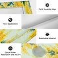 thumbnail image 6 of Spring Floral Outdoor Rug for Patio/Deck/Porch, Non-Slip Large Area Rug 6 x 9 Ft, Yellow Flowers Green Leaves Botanical Blue Indoor Outdoor Rugs Washable Area Rugs, Camping Rug Carpet Runner, 6 of 8