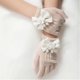 thumbnail image 3 of Niñas Boda Princesa Guantes Malla Bowknot Fiesta Niños Cumpleaños Ceremonia Celebración Accesorios Chica Rendimiento Guante Speravity BA000516-00, 3 of 6
