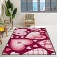 thumbnail image 2 of FREEAM Soft Rug Large Area Rugs, Valentine's Day Hearts Comfortable Indoor Carpet, Baby Play Mat for Living Room Bedroom Nursery Home Decor Floor Mat 72x48inch, 2 of 6