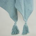 thumbnail image 2 of Rizzy Home  Ikat Textured Cotton Throw Teal, 2 of 5
