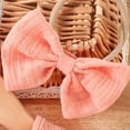 thumbnail image 6 of Glisme Infant Onesie For Girls 9-12 Months Sleeveless Solid Color Romper Round Neck Jumpsuit Classic Playsuit Pink, 6 of 8
