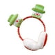 thumbnail image 2 of Christmas Earmuffs Holiday Dress Headband Winter Red Warm Earmuffs Christmas Gift, 2 of 6