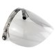 thumbnail image 5 of Viento de la Cara Abierta Visor de Casco Motocicleta Lente de Burbujas de Burbujas de 3 Snap Visera, 5 of 7